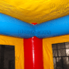 A corner of an inflatable bounce house.